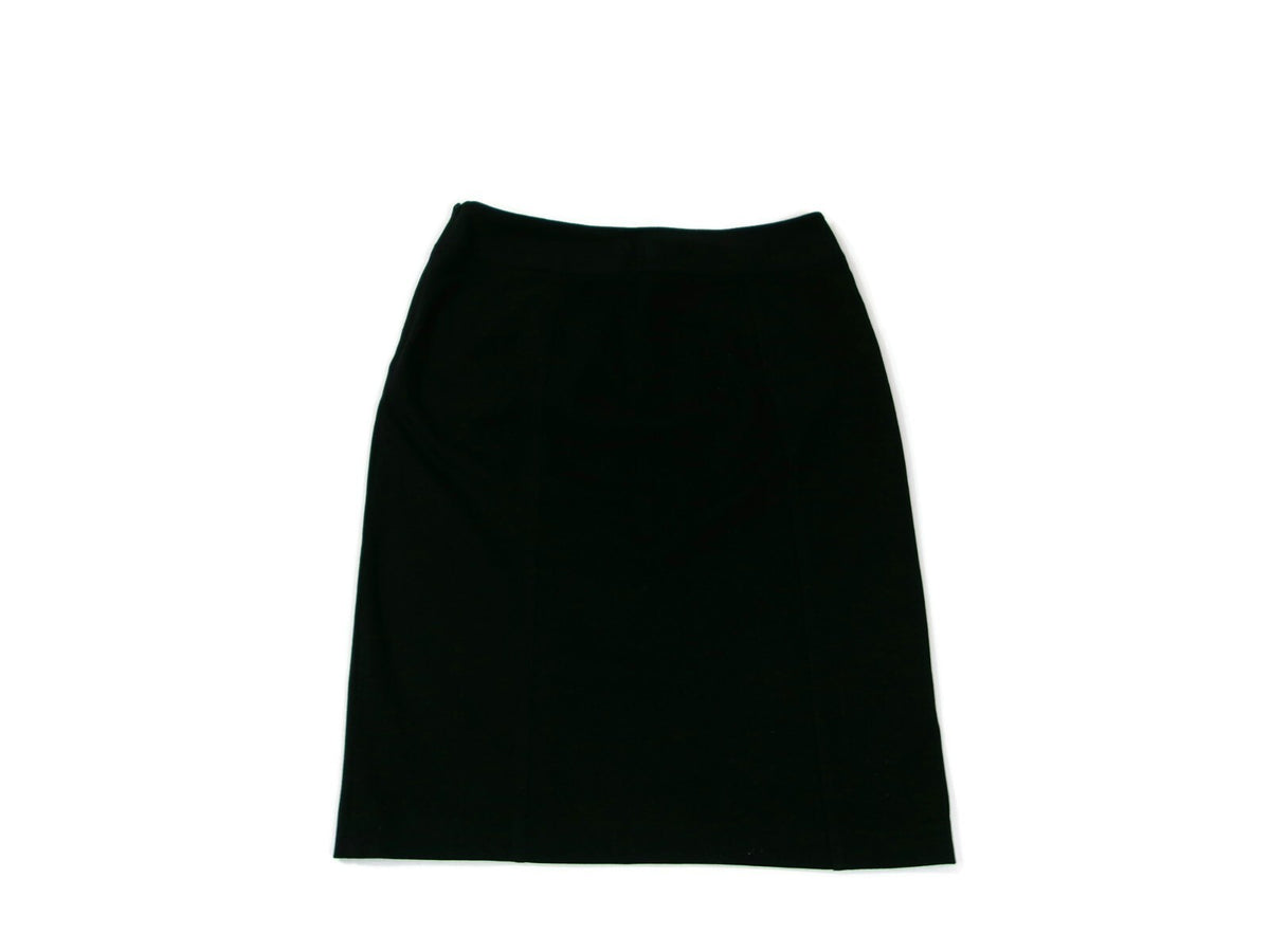 Ann Taylor Womens Black Knit Stretch Career Work Skirt Size 6