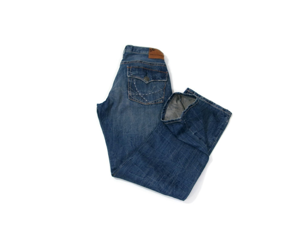 Limited Edition Twenty Xtreme 20X Mens Distressed Jeans Pants Relaxed  32 X 34