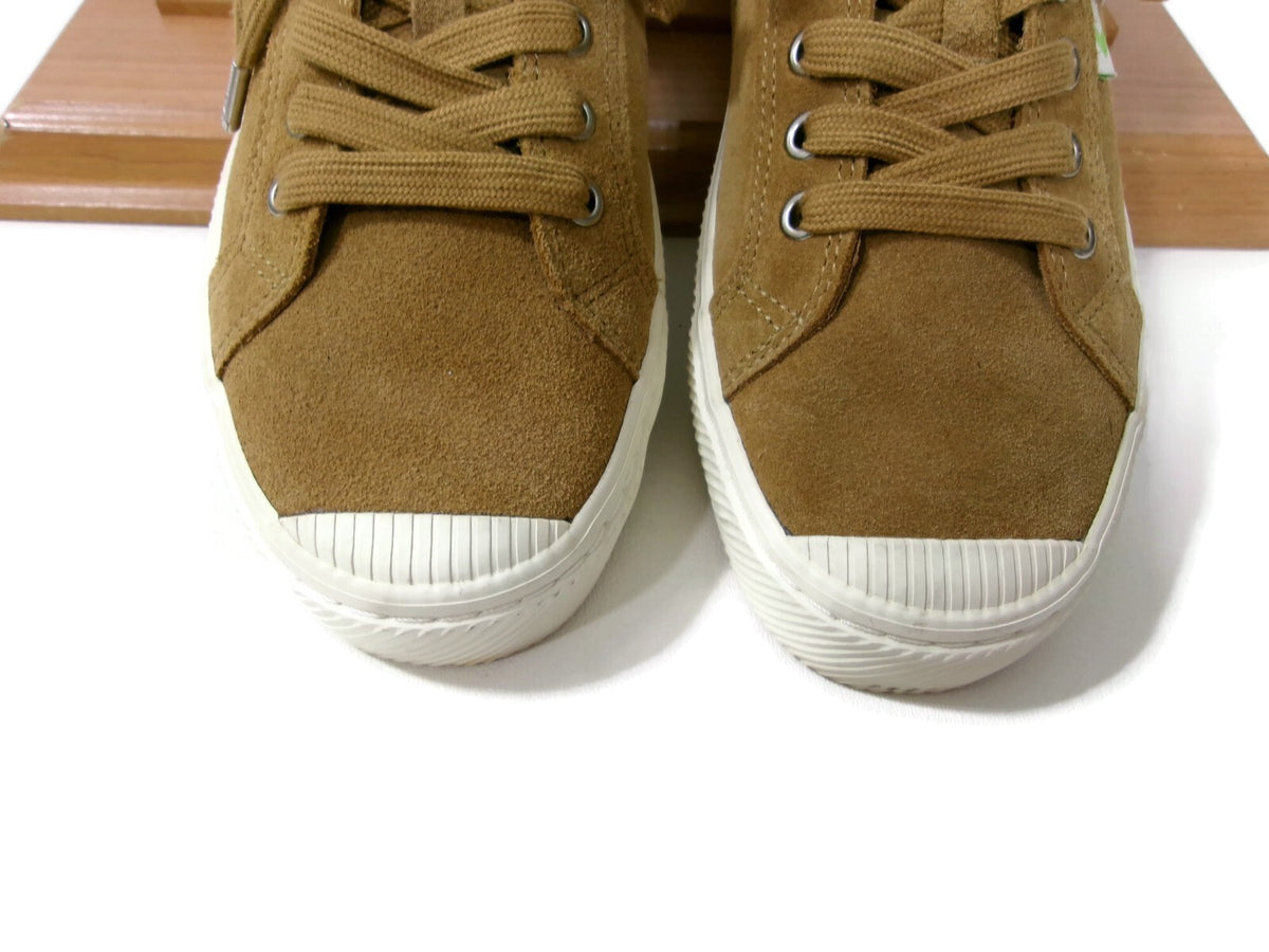 Cariuma Oca Womens Low Camel Tan Suede Sneakers Shoes Size 8 Stylish Comfort