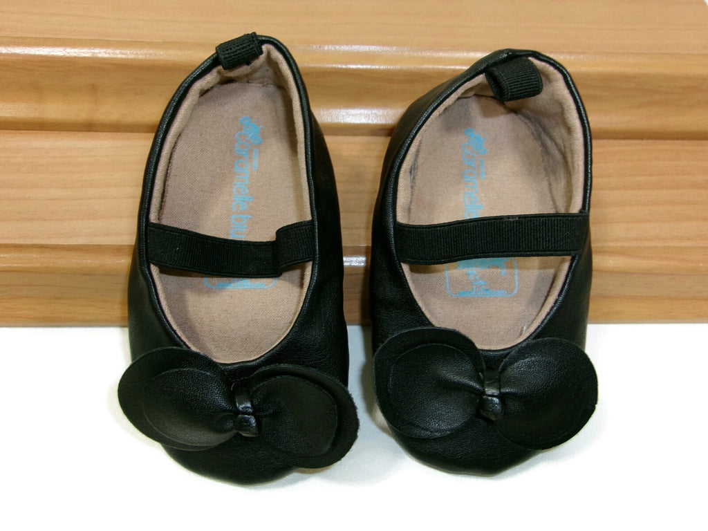 Caramelle Blu Infant Baby Girls Mary Jane Ballet Flats Elastic Strap Size 6-9 M