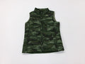 Gap Green Camouflage Lightweight Puffer Vest Jacket Boys Girls Size L Large