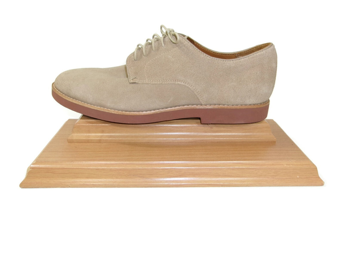 J. Crew Mens Amputee ONE SINGLE LEFT SHOE ONLY Taupe Beige Suede Oxford Size 11