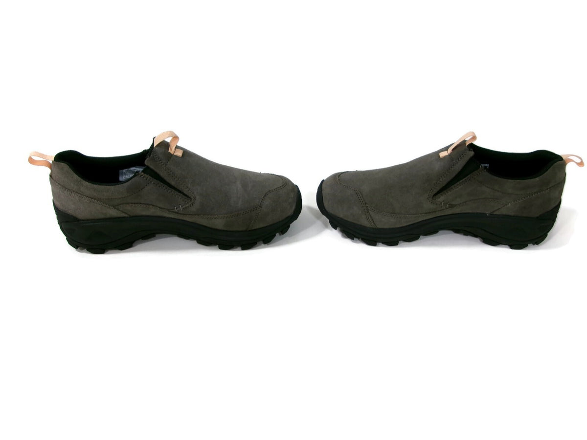 Merrell Womens Nessa Slip On Sneakers Shoes Size 11 Gray Suede Rugged Grip Sole