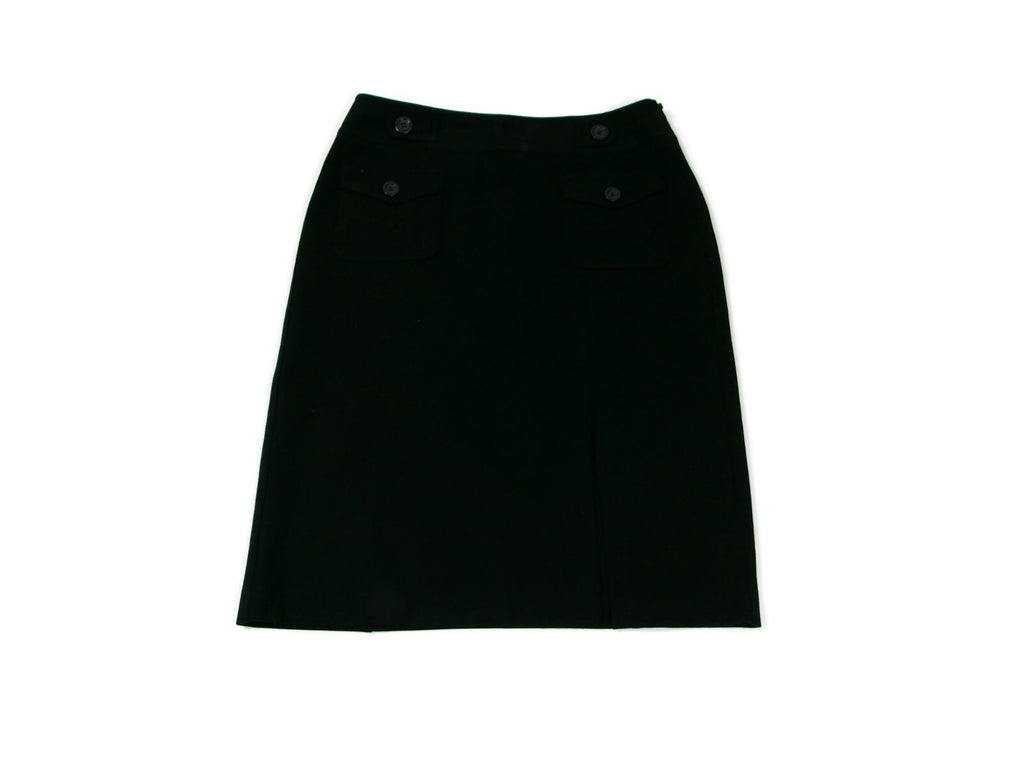 Ann Taylor Womens Black Knit Stretch Career Work Skirt Size 6