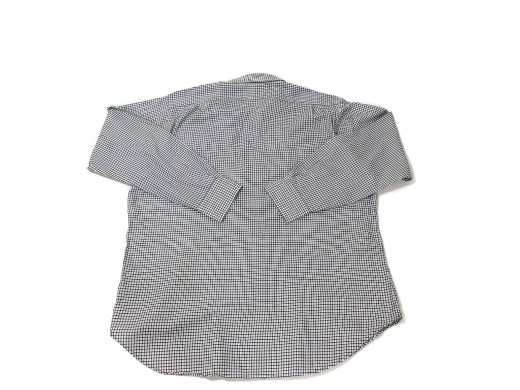 Mens Polo Ralph Lauren Shirt Size L Large Black Cream  Gingham Estate Sport