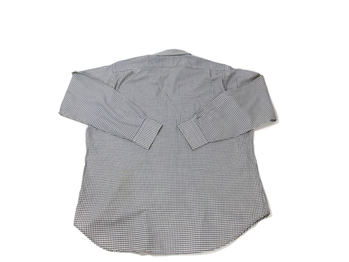 Mens Polo Ralph Lauren Shirt Size L Large Black Cream  Gingham Estate Sport