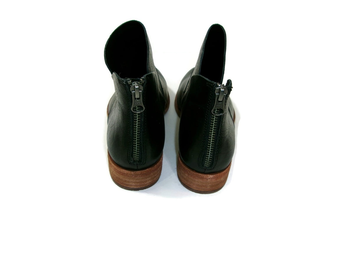 Kork Ease Ryder Womens Black Leather Ankle Boots Booties Shoes Size 9.5 M