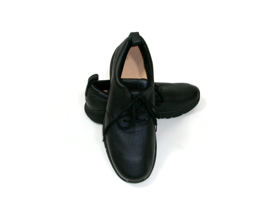 Dr. Comfort Roger  Mens  Orthopedic Black Leather Shoes Midnight Size 14 M