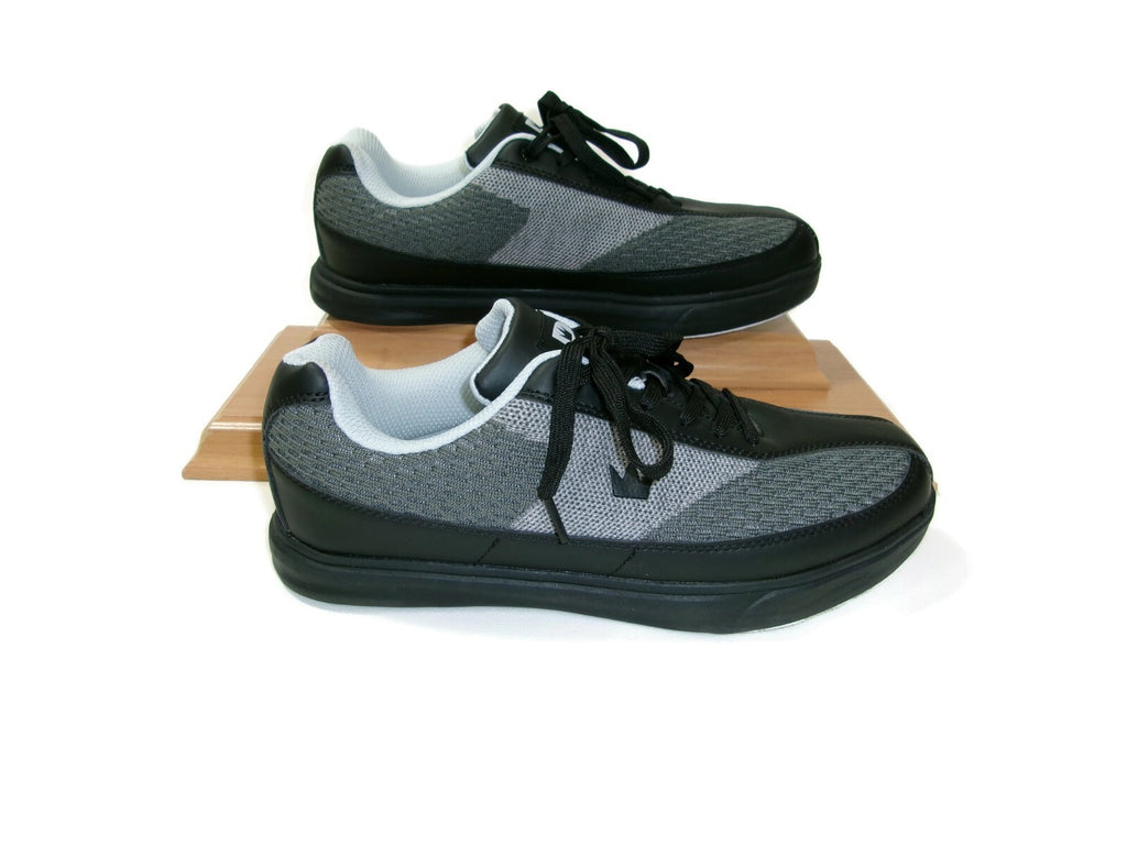 Brunswick Mens Renegade Mesh Grey Bowling Shoes Lace Up  Size 6.5 M Comfort Nice
