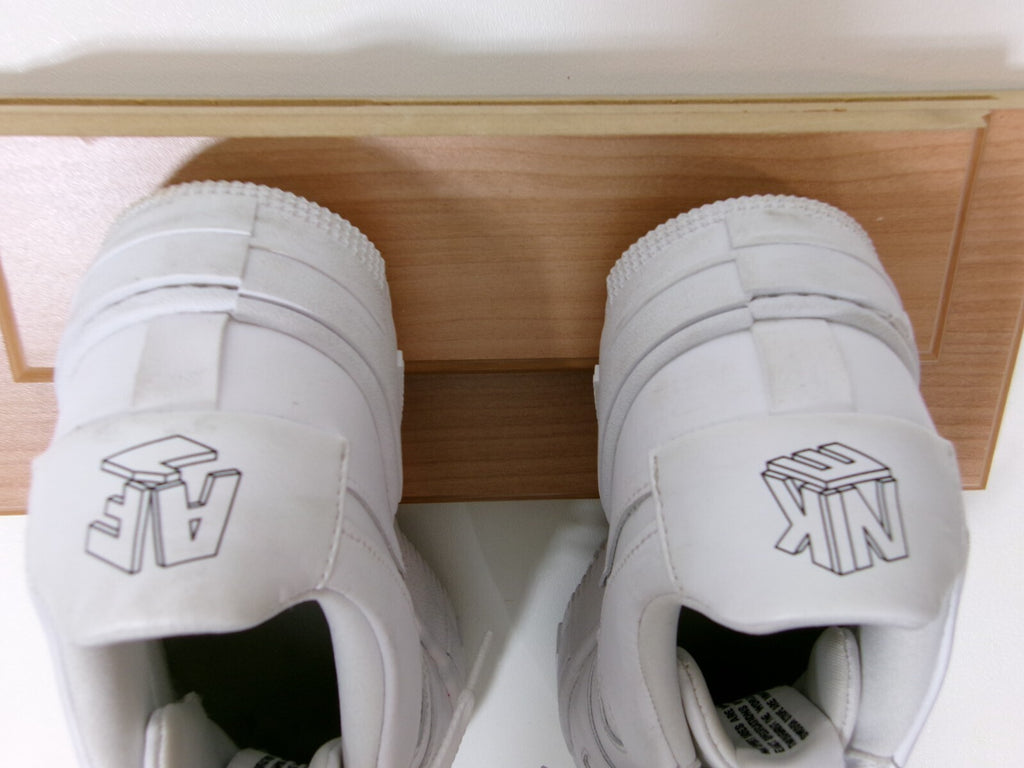 Womens Nike AirForce 1 AF1 Pixel Tripple White-BLACK-SAIL WOMENS US SIZE 8.5