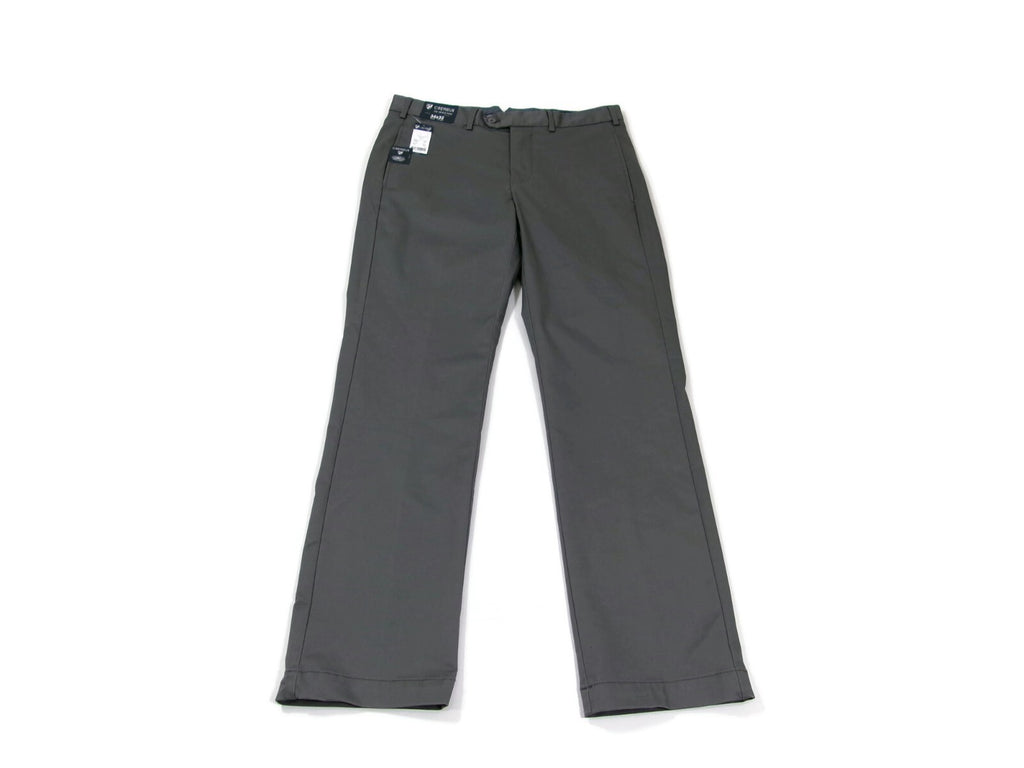 Cremieux Mens GREY The Office Pants Slacks Size 34 X 32  Passport Pocket NWT