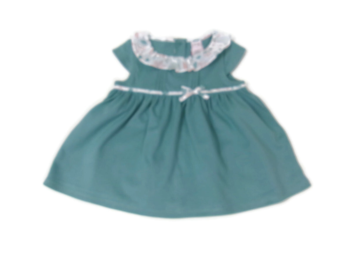 CATHERINE MALANDRINO Toddler Cute Girls Mint Green Dress Size 24 M 24M NEW