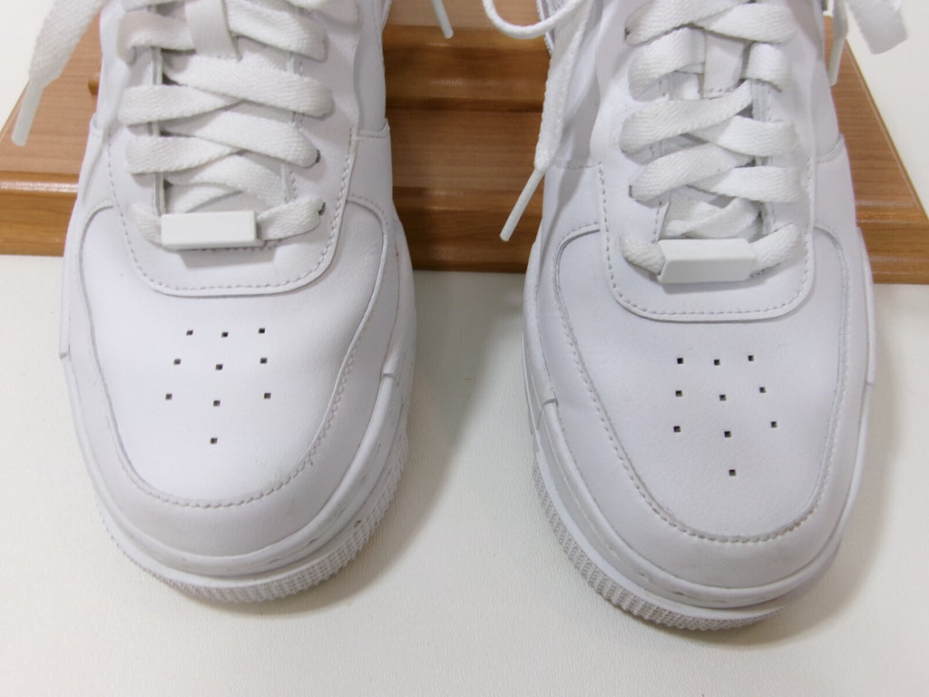 Womens Nike AirForce 1 AF1 Pixel Tripple White-BLACK-SAIL WOMENS US SIZE 8.5