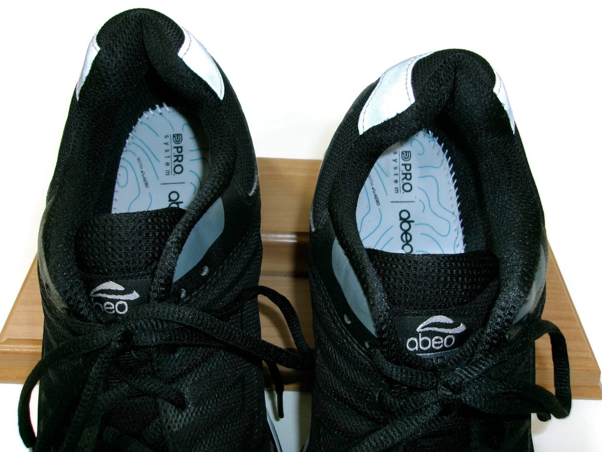 Abeo Pro System Mens Black Orthotic Sneakers Walking Shoes Size 10 W Wide