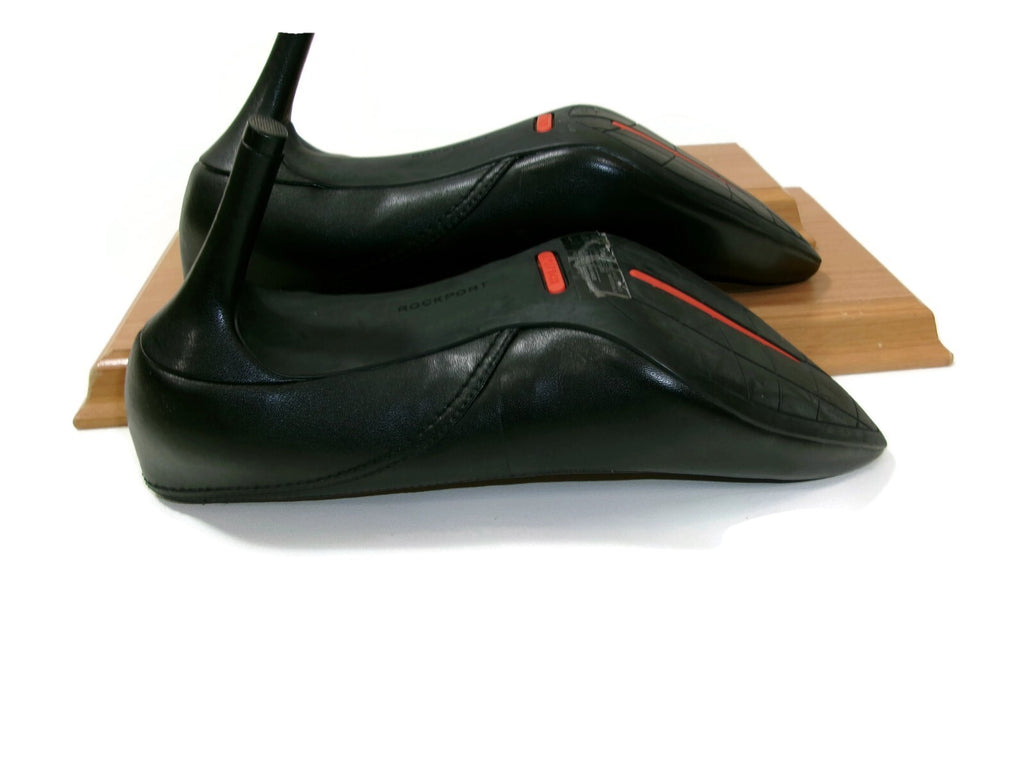 ROCKPORT Total Motion Womens Pump Heels Shoes Size 8 M  Black Quality Leather