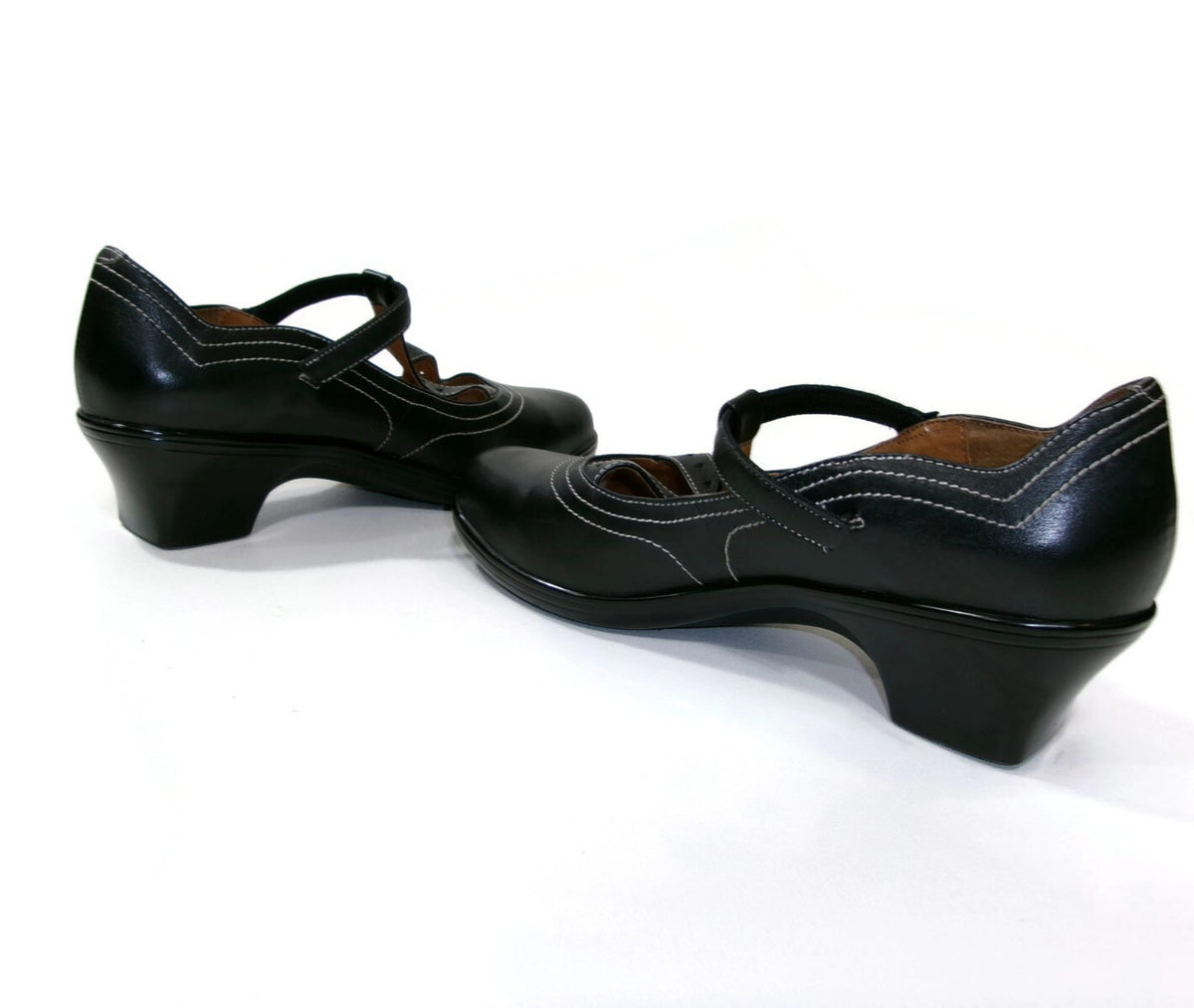 Dr. Comfort Womens Shoes Size 9.5 W Carmen Diabetic Black Leather Mary Jane