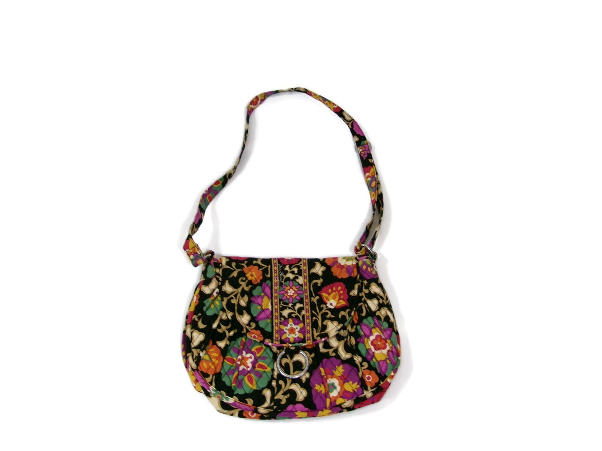 Vera Bradley Suzani Multi Colored Quilted Large  Womens Bag Purse Handbag 13"
