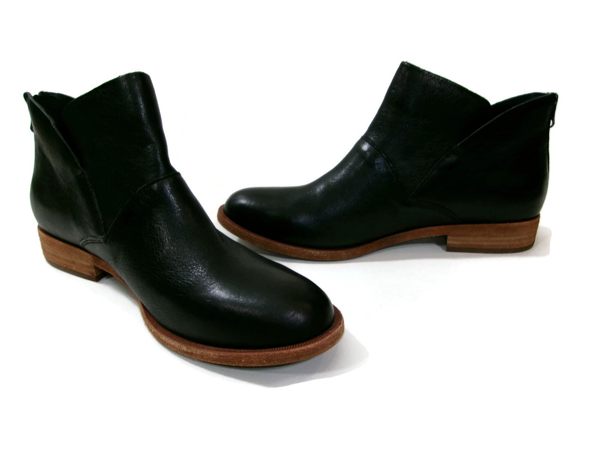 Kork Ease Ryder Womens Black Leather Ankle Boots Booties Shoes Size 9.5 M
