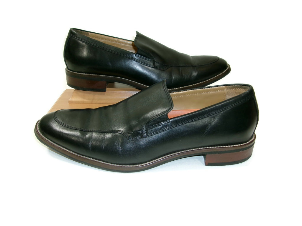Cole Haan Mens Black Leather Slip On Loafers Shoes Size 11 M