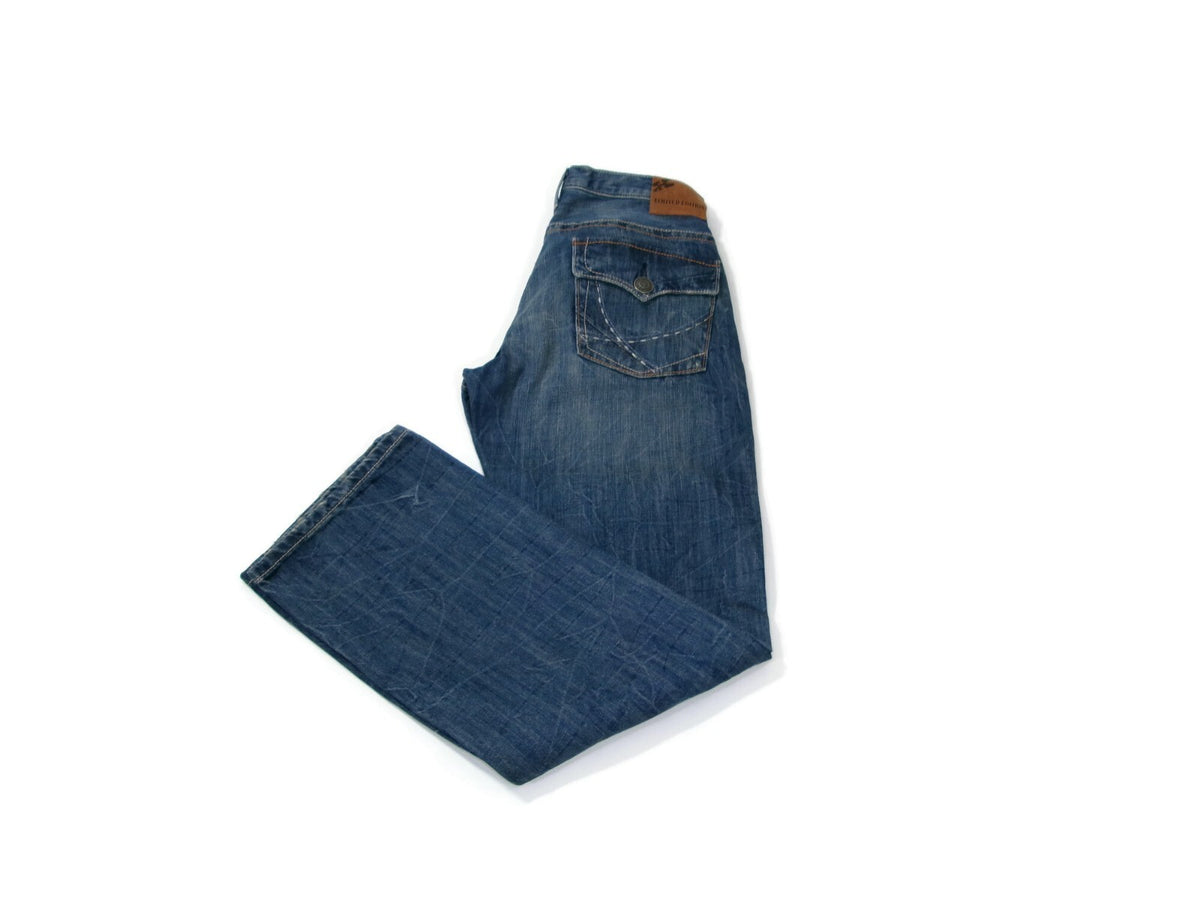 Limited Edition Twenty Xtreme 20X Mens Distressed Jeans Pants Relaxed  32 X 34