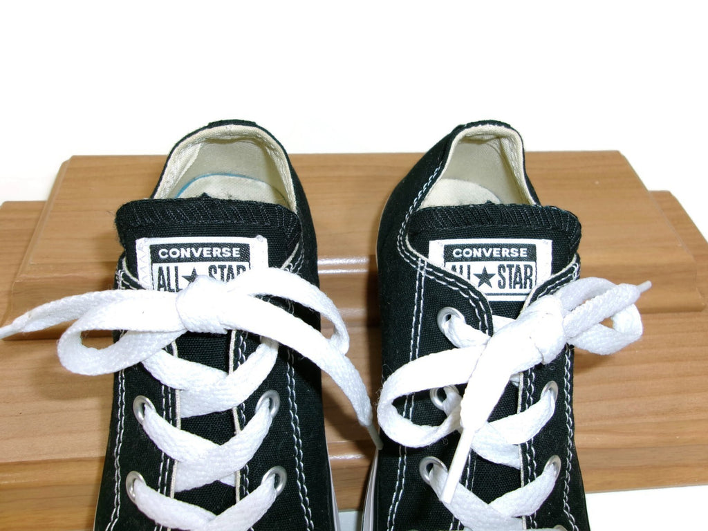 Unisex Boys Girls Black Chuck Taylor Converse All Star Sneakers Shoes Size 10