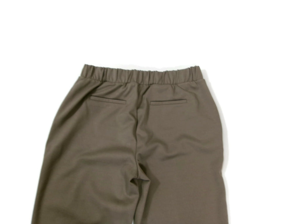 NINE WEST Khaki Beige CROP Textured Knit w/ Stretch  Pants Womens Size S Small