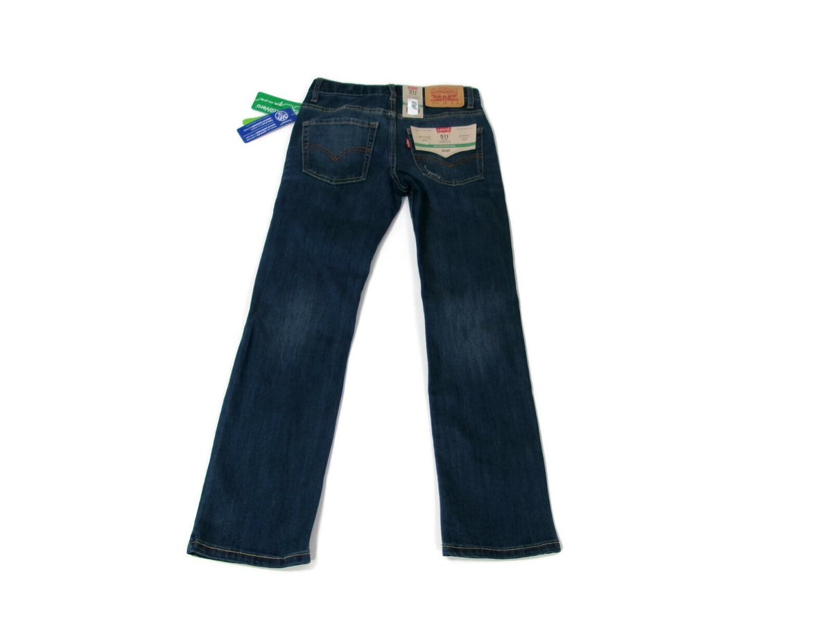 Levi Boys 511 Slim Flex Stretch Blue Jeans Pants Size 10 R   25X26 Distressed