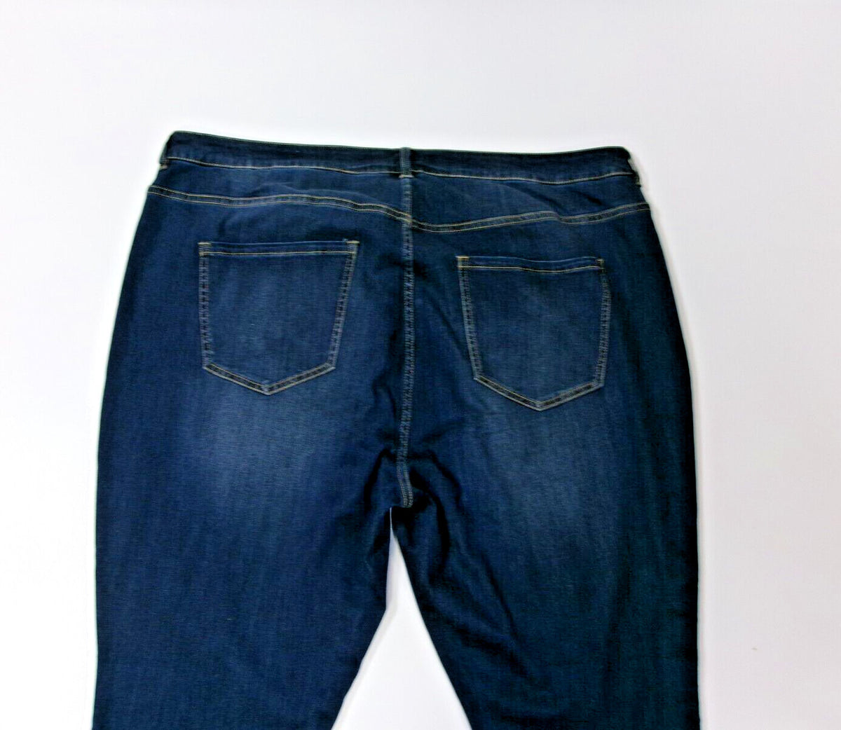 LANE BRYANT womens Super Stretch Skinny Jeans Pants Plus Size 28 Distressed