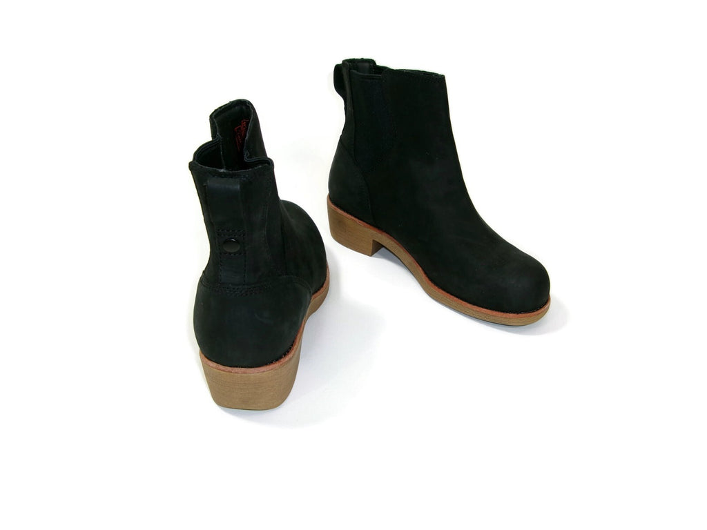 Red Wing WORX Womens Black  Leather Steel Toe Chelsea Work Boot Shoes Size 7.5 W
