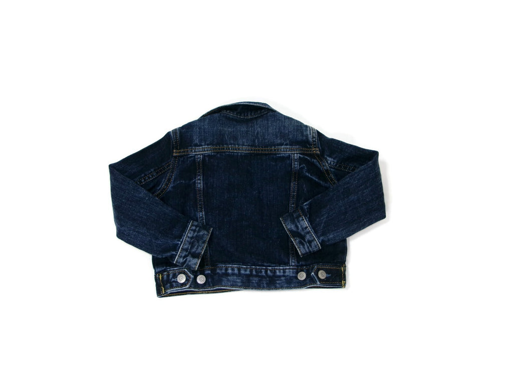 Gymboree Go Outside Toddler GIrl Boy Unisex Blue Jean Denim Jacket Size XXS 3 3T