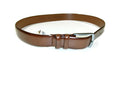 Jos A Bank Mens Brown Genuine Leather Dress Belt Handmade in ITALY Size 32