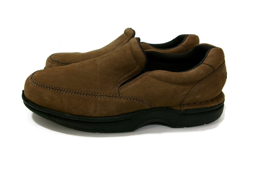 Rockport  Classic Mens Light Brown Leather Loafers  Comfort Shoes Size 8 W