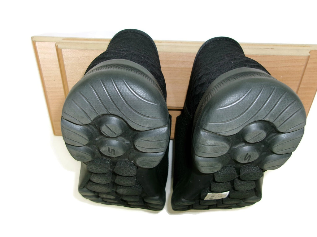 Skechers Mens Black Hands Free Slip Ins Ons Go Walk Shoes Black Meshs Size 11