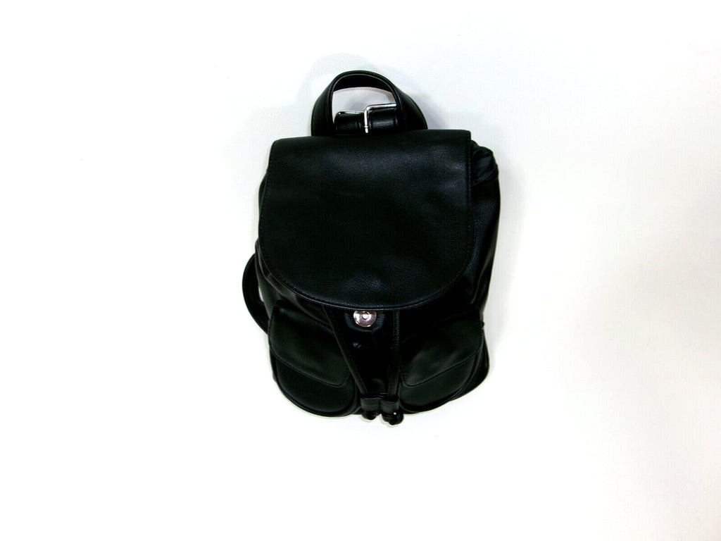 Wild Fable Womens Mini Drawstring Backpack Handbag Purse Black w/ Pockets