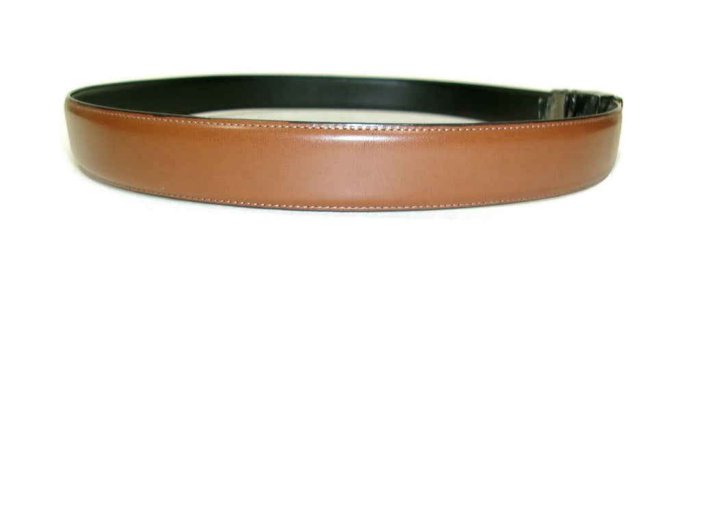 Perry Ellis Mens Reversible Ratchet Belt Black &Tan  Size L 38/40 Bonded Leather