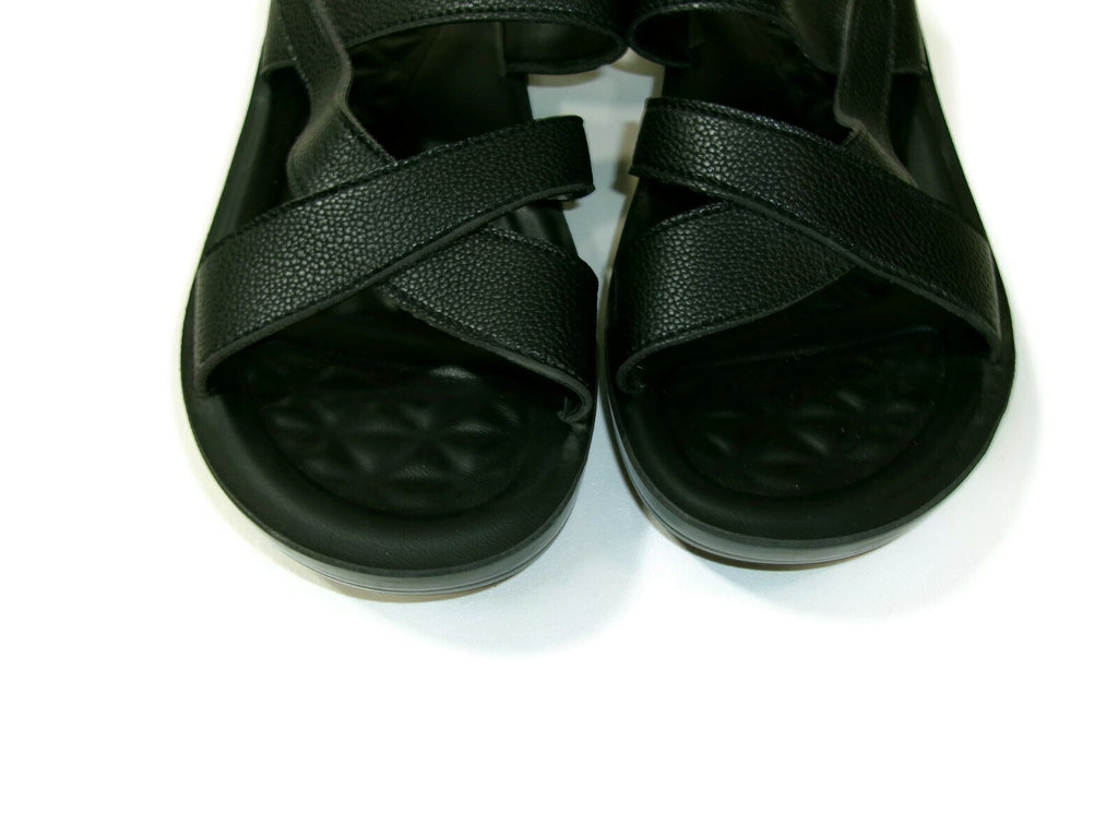 Womens AEROTHOTIC Arch Support Comfy Black Sandals Shoes Size 40 EUR 9 / 10 US