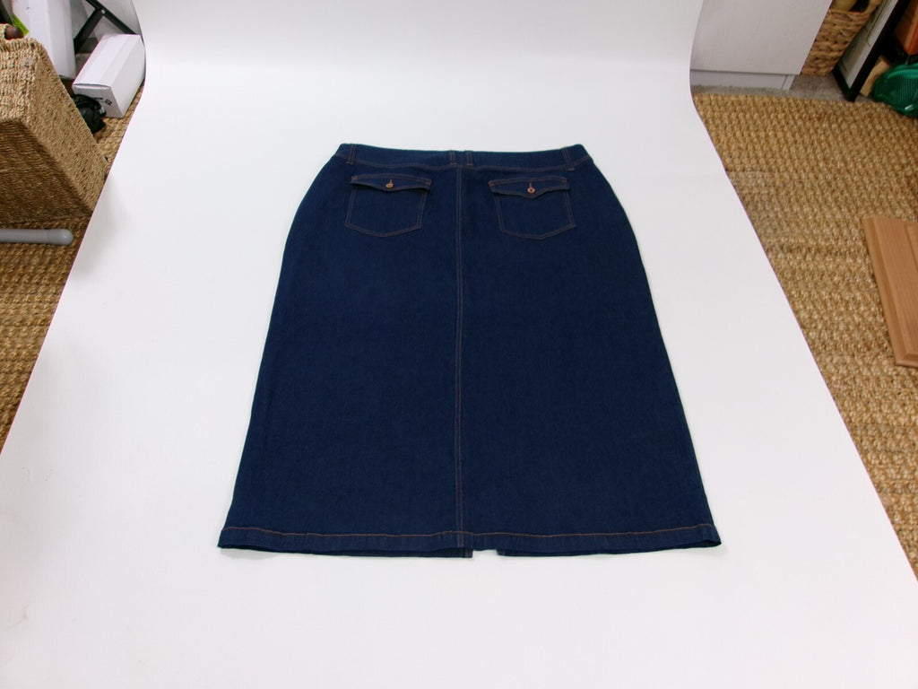 Womens AVENUE BLUES Long Denim Jean Skirt Plus size 20 Stretch to Fabric