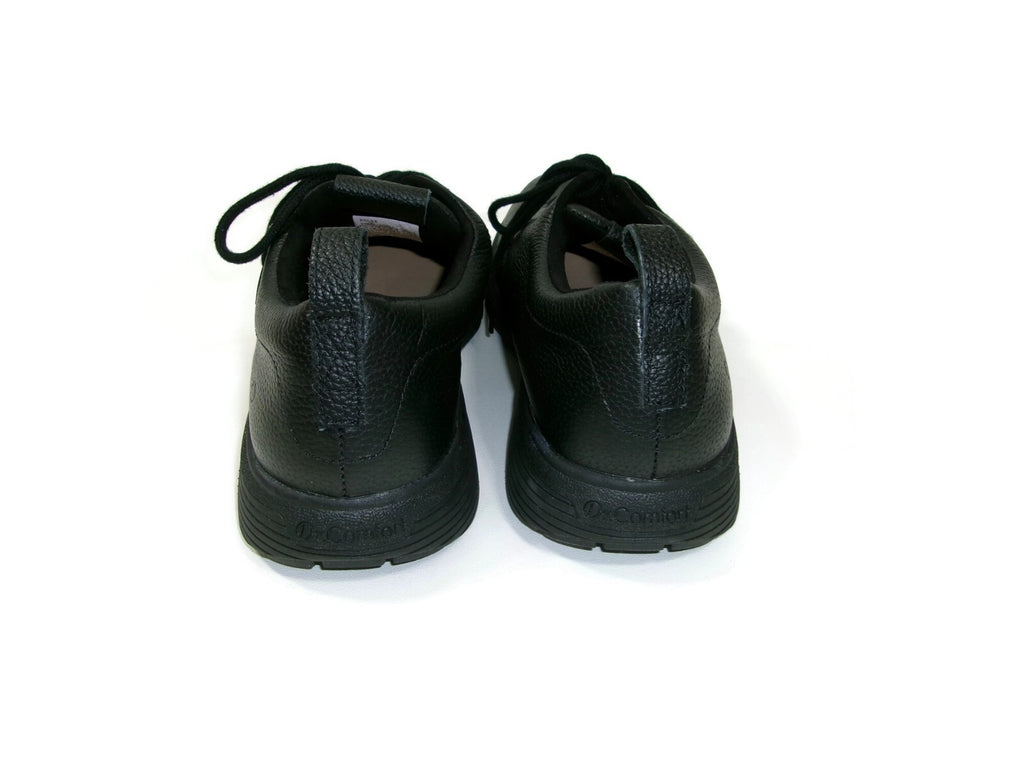 Dr. Comfort Roger  Mens  Orthopedic Black Leather Shoes Midnight Size 14 M