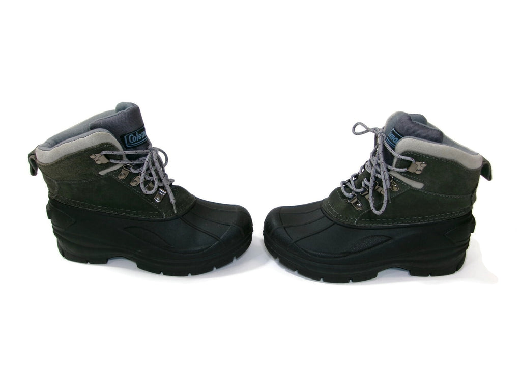 Coleman Womens Grey & Black Thinsulate 3M Waterproof Snow Boots Shoes Size 8 M