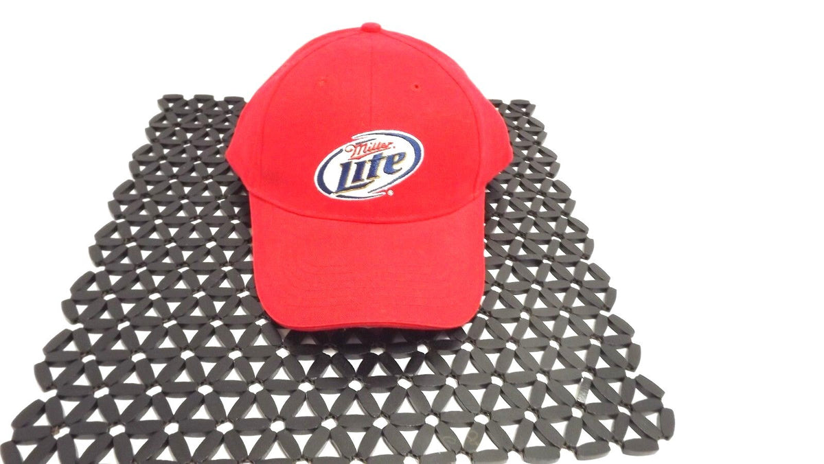 Red Miller Lite Snapback Baseball Cap Hat Adjustable Cotton Beer Logo Acme
