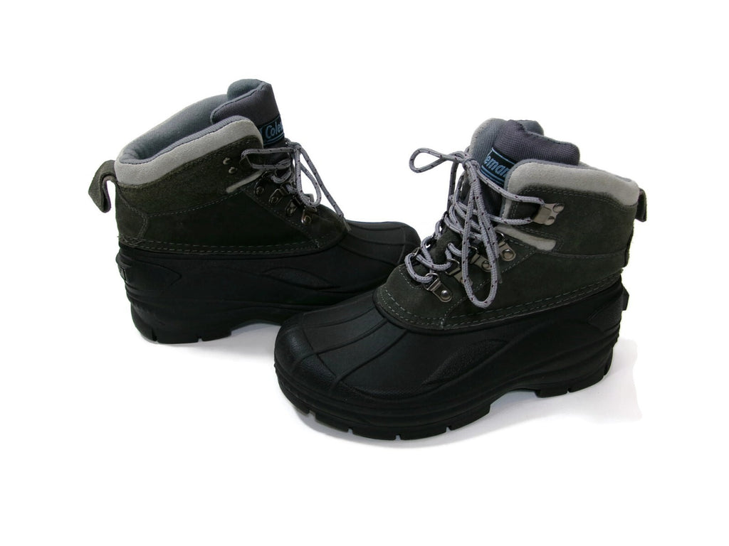 Coleman Womens Grey & Black Thinsulate 3M Waterproof Snow Boots Shoes Size 8 M