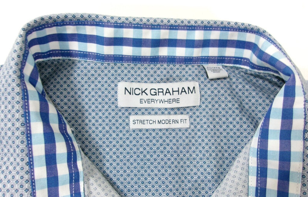 Mens Nick Graham Everywhere Shirt Size 2XL Long Sleeve Flip Cuff Modern FIT