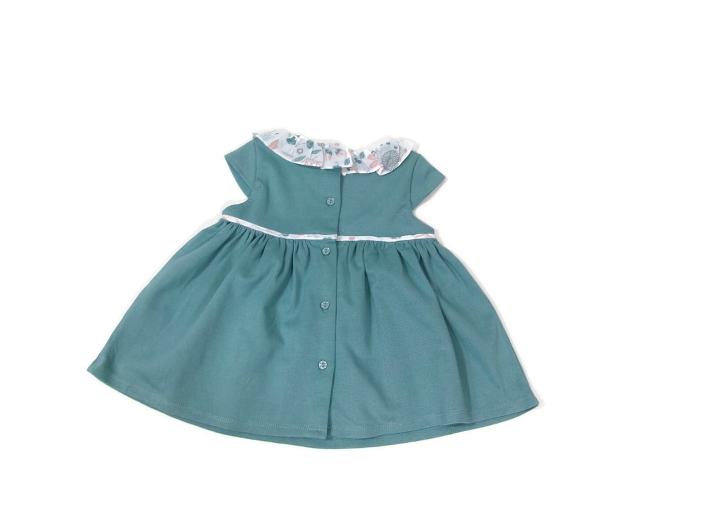 CATHERINE MALANDRINO Toddler Cute Girls Mint Green Dress Size 24 M 24M NEW